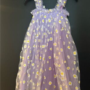 Lola + The Boys Purple Floral Kids Dress